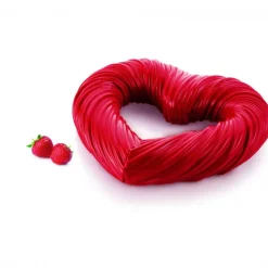 Moule Silicone Coeur Heartbeat 25 x 22 x H 5,2 cm Silikomart