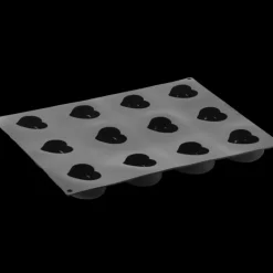 Moule Silicone Coeur Passion 7,1 x 6,6 cm x H 3,8 cm (x12) Pavoflex