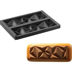 Moule Silicone Décor Iceberg 21 x 7 cm x H 1,4 cm (x2) Pavoni