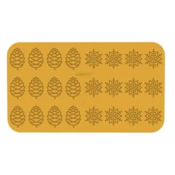 Moule Silicone Décors Hiver 47 x 27 x H 0,3 cm (x24) Silikomart