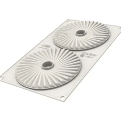 Moule Silicone Décors Skirt Ø 14 x H 1 cm (x2) Silikomart