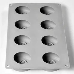 Moule Silicone Demi-Pomme 30 x 17.5 cm (x8) Pavoni