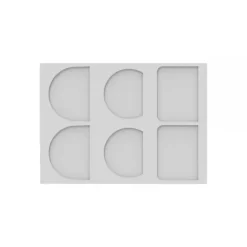 Moule Silicone Embout Bûche 3 Formats (x2) Silikomart