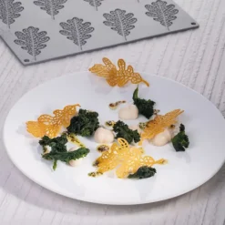 Moule Silicone Gourmand Feuille de Chêne 9,8 x 5,3 x H 0,2 cm (x8) Pavoni