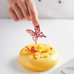 Moule Silicone Gourmand Grand Papillon 6 x 5,8 x H 0,2 cm (x8) Pavoni