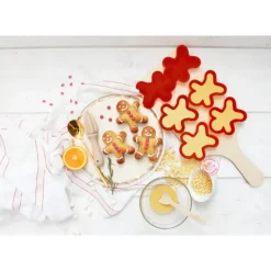 Moule Silicone Individuel Bonhomme 10,5 cm (x6) Scrapcooking