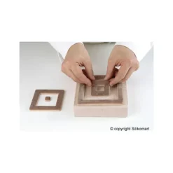 Moule Silicone Insert 12 Carrés 26 cm Silikomart Professional