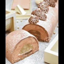 Moule Silicone Insert Bûche 25 cm Scrapcooking