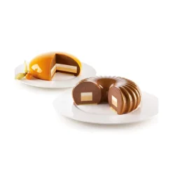 Moule Silicone Inserts Ronds Ø 17,6 cm (x3) Silikomart 3D Design