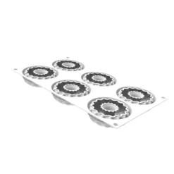 Moule Silicone Kaleido Ø 7,5 x H 2,5 cm (x6) Silikomart