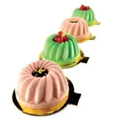 Moule Silicone Kouglof Ø 7 cm x H 3,3 cm (x24) Pavoflex