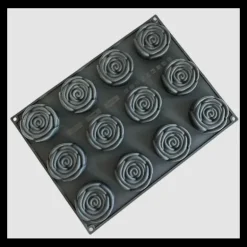 Moule Silicone La Vie En Rose Ø 7,8 x H 2,6 cm (x12) Cédric Grolet Pavoflex