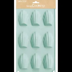 Moule Silicone Madeleines 30,1 x 17,5 cm (x9) Scrapcooking