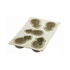 Moule Silicone Mini Ananas 5.8 x 10 cm Silikomart 3D Design