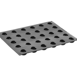 Moule Silicone Mini Coeur Passion 4 x 3 cm x H 2 cm (x30) Pavoflex