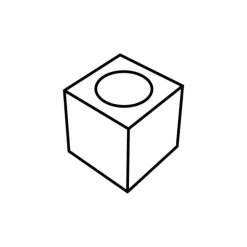 Moule Silicone Mini-Cube 3 cm x H 3 cm (x54) Pavoflex