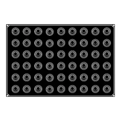 Moule Silicone Mini-Spirale Babel Ø 4 cm x H 3 cm (x54) Pavoflex