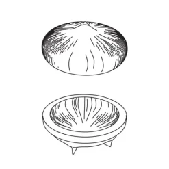 Moule Silicone Noisette 1155 ml Cédric Grolet Pavoni