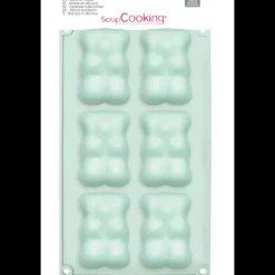 Moule Silicone Ourson 6 Empreintes ScrapCooking