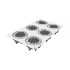 Moule Silicone Sapin Magique Ø 6,7 x H 7,4 cm (x6) Silikomart