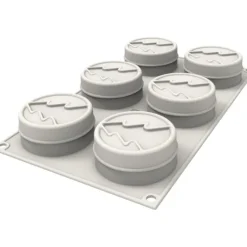 Moule Silicone Sapin Mini Hiver Ø 7 x H 3 cm (x6) Silikomart