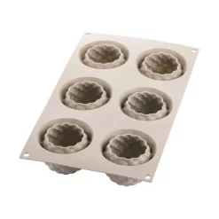 Moule Silicone Segreti del bosco Ø 6,5 x H 5,5 cm (x6) Silikomart