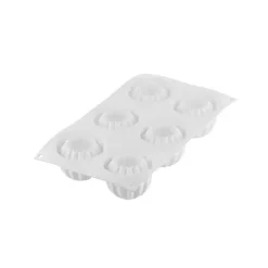 Moule Silicone Sphère Supernova Ø 6,4 cm x H 5,6 cm (x6) Silikomart Professional