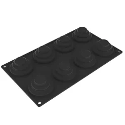 Moule Silicone Step Ø 6 cm x H 3,2 cm (x8) Pavoflex