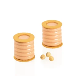 Moule Silicone Sweet Layers avec Emporte-Pièce Ø 5,5 x H 5,5 cm (x8) Silikomart