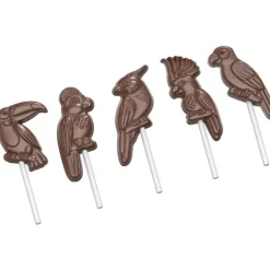 Moule Sucette Chocolat Oiseau Tropical (x5) Chocolate World
