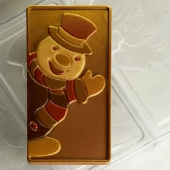 Moule Tablette Chocolat Bonhomme de Neige 15,4 x 7,7 cm Pavoni