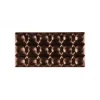 Moule Tablette Chocolat Bricks 15,4 x 7,7 cm x H 0,9 cm (x3) Pavoni