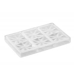Moule Tablette Chocolat Edelweiss 15,5 x 7,7 cm x H 1 cm (x3) Pavoni