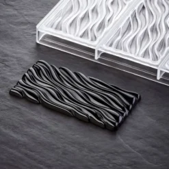 Moule Tablette Chocolat Fluid Vallée 15,4 x 7,7 x H 1,1 cm (x3) Pavoni