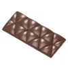Moule Tablette Chocolat Triangles Convexes 12,4 x 5,5 cm (x4) Chocolate World