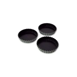 Moule Tartelette 8,5 cm x H 1,6 cm (x12) Matfer