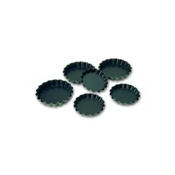 Moule Tartelette Cannelée Exopan Ø9cm H.1.5cm (x12)