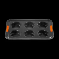 Moule Tartelettes Anti-Adhésif 6 Empreintes 38,7 x 26,9 cm Le Creuset