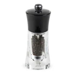 Moulin à Poivre Molène 14 cm Transparent et Noir Peugeot