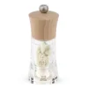 Moulin à Sel Humide Oléron 14 cm Transparent-Bois Naturel Peugeot