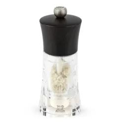 Moulin à Sel Humide Oléron 14 cm Transparent-Chocolat Peugeot
