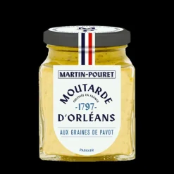 Moutarde d'Orléans aux Graines de Pavot 95g Martin Pouret