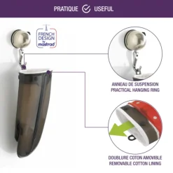 Orka Plus Noir Gant Silicone et textile Mastrad