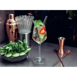 Paille Réutilisable en Verre 15cm droite x4 HALM