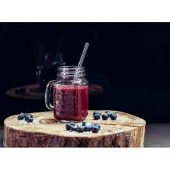 Paille Réutilisable en Verre 20cm droite x4 HALM