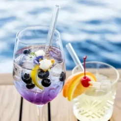 Paille Réutilisable en Verre 20cm droite x6 HALM