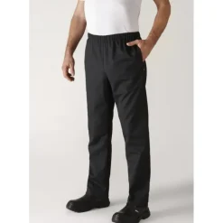 Pantalon de Cuisine Mixte Noir UMINI T.1 Robur