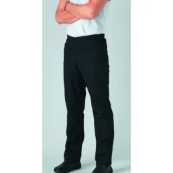 Pantalon de Cuisine Mixte Noir pression UMINI T.2 Robur