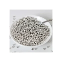 Perles de Sucre Argent Métallique 80g Funcakes