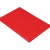 Planche à Découper 50x30 cm H 2cm Polyéthylène Rouge